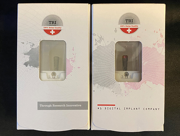 麻布十番歯科のインプラント治療で使用しているインプラントメーカー（TRI）の紹介
