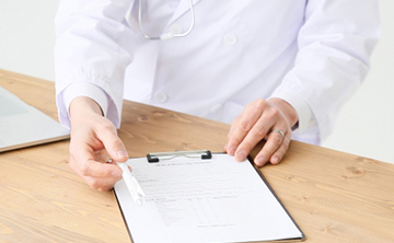 問診表への記入